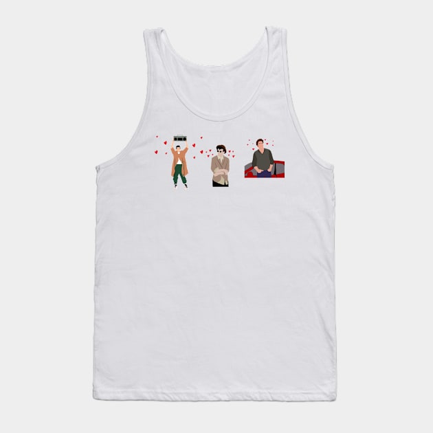 80s heartthrob line up Tank Top by Penny Lane Designs Co.